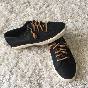 Sperry women’s leather slip on sneakers